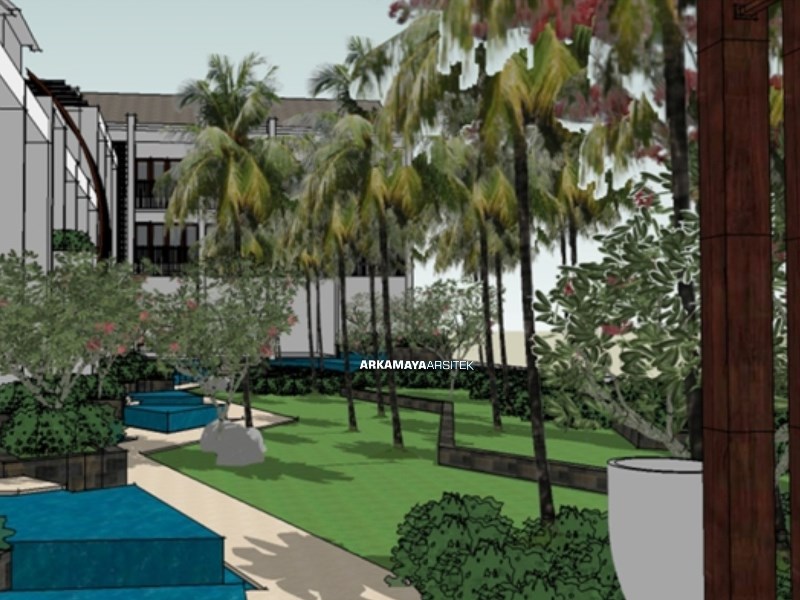 ARSITEK LANDSCAPE - Proyek Desain Landscape Kubu Beach Lovina Hotel - Tjendana Groups BALI (3)