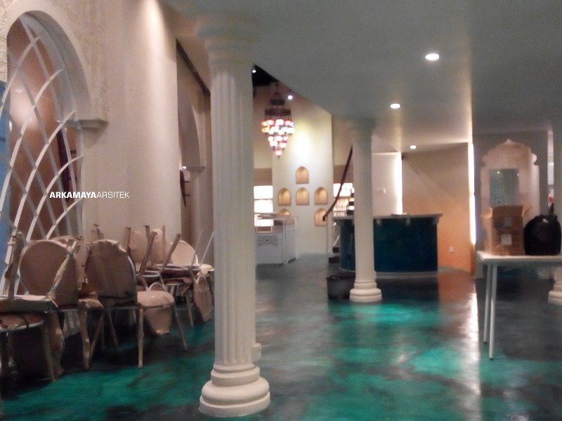 INTERIOR FURNITURE - Proyek Desain & Pelaksanaan Interior ALHAMBRA Spa-Bistro 2 Lantai - Mr. Waqqas Hartono Mall JOGJA (3)