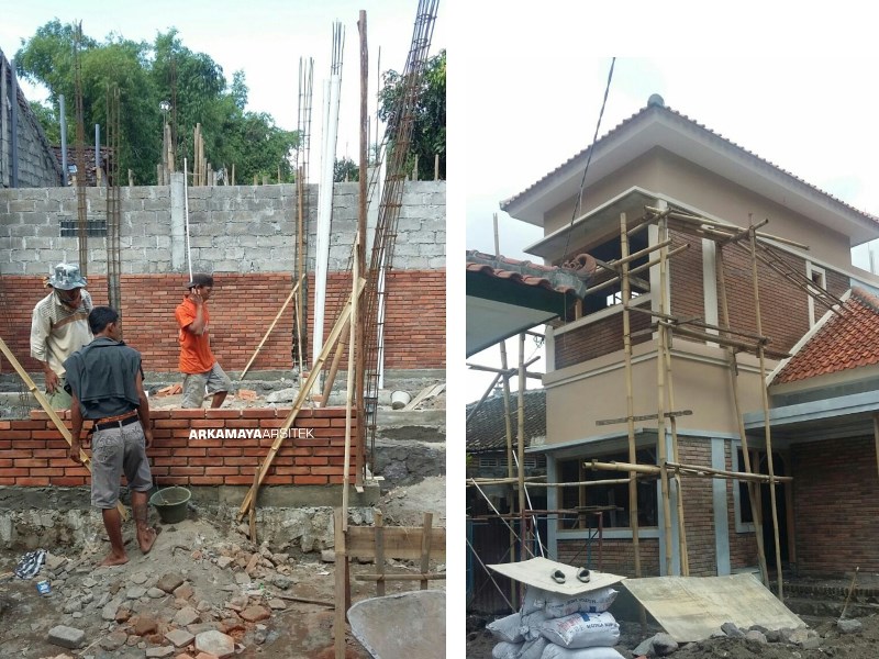 KONTRAKTOR BANGUN RUMAH - Proyek Desain & Pembangunan Rumah Tinggal 2 Lantai - Ibu Joannita YOGYAKARTA (2)