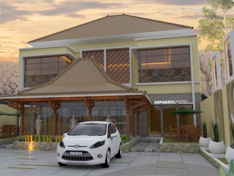KONTRAKTOR BANGUNAN KOMERSIL - Proyek Desain & Pengawasan SANDRA Boutique - Bpk. Bambang SLEMAN (1)