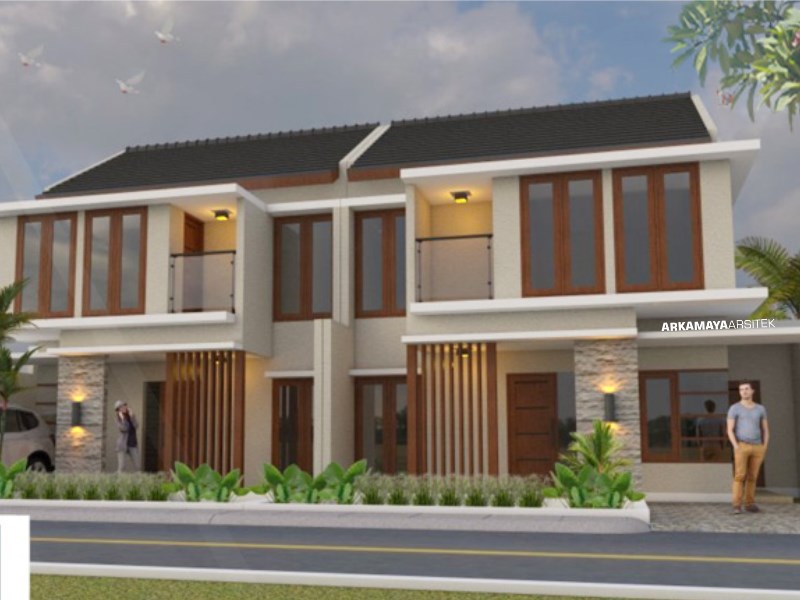 JASA ARSITEK DEPOK - Proyek Desain Rumah Tinggal Bertingkat 125m2 - Bpk. Ahmad Nasir DEPOK - Jasa Desain Bangun Rumah - Arkamaya Arsitek Kontraktor Jogja