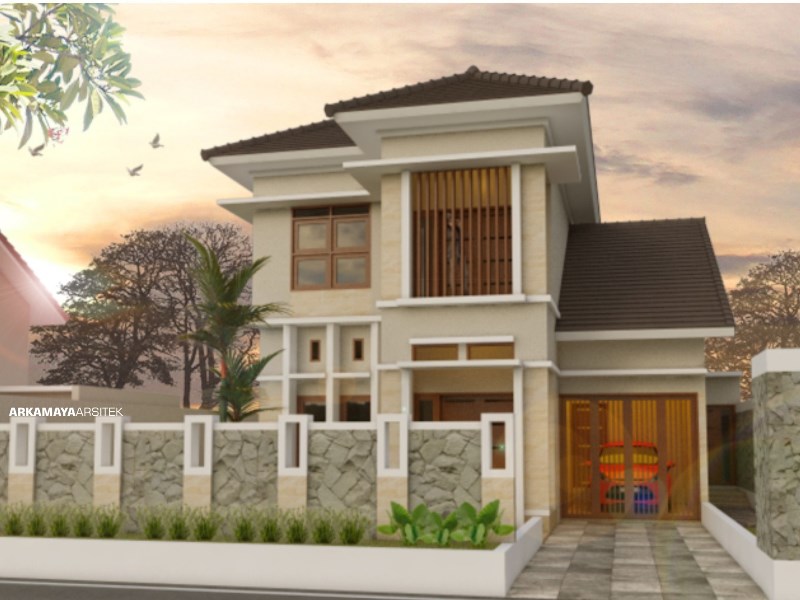 JASA ARSITEK KULONPROGO - Proyek Desain Rumah Tinggal Bertingkat 187m2 - Bpk. Ardi Haryanto KULONPROGO - Jasa Desain Bangun Rumah - Arkamaya Arsitek Kontraktor Jogja (2)