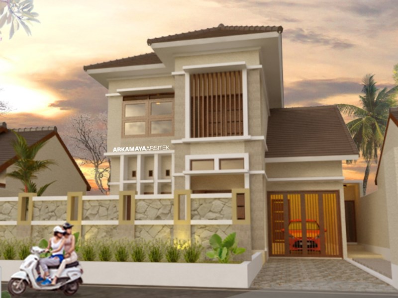 JASA ARSITEK KULONPROGO - Proyek Desain Rumah Tinggal Bertingkat 187m2 - Bpk. Ardi Haryanto KULONPROGO - Jasa Desain Bangun Rumah - Arkamaya Arsitek Kontraktor Jogja
