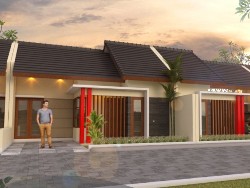 JASA ARSITEK MATARAM - Proyek Desain Rumah Tinggal 1 Lantai 60m2 - Bpk. Zaenal MATARAM - Jasa Desain Bangun Rumah - Arkamaya Arsitek Kontraktor Jogja