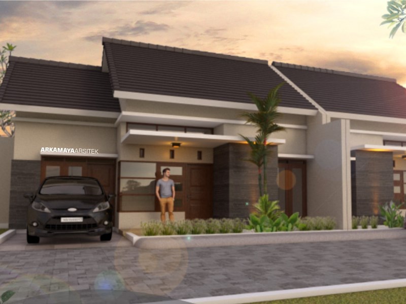 JASA ARSITEK PALANGKARAYA - Proyek Desain Rumah Tinggal 1 Lantai 80m2 - Bpk. Hasan Tribowo PALANGKARAYA - Jasa Desain Bangun Rumah - Arkamaya Arsitek Kontraktor Jogja
