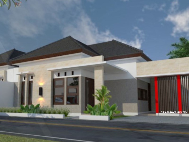 JASA ARSITEK PALEMBANG - Proyek Desain Rumah Tinggal 1 Lantai 135m2 - Bpk. Hasan Faisal PALEMBANG - Jasa Desain Bangun Rumah - Arkamaya Arsitek Kontraktor Jogja