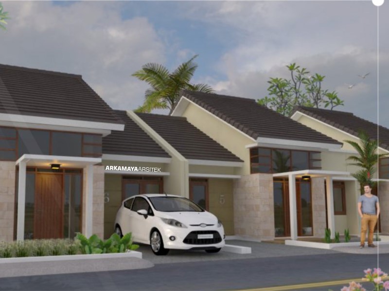 JASA ARSITEK SIDOARJO - Proyek Desain Perumahan 1 Lantai 54m2 - Bpk. Budi Mulyono SIDOARJO - Jasa Desain Bangun Rumah - Arkamaya Arsitek Kontraktor Jogja
