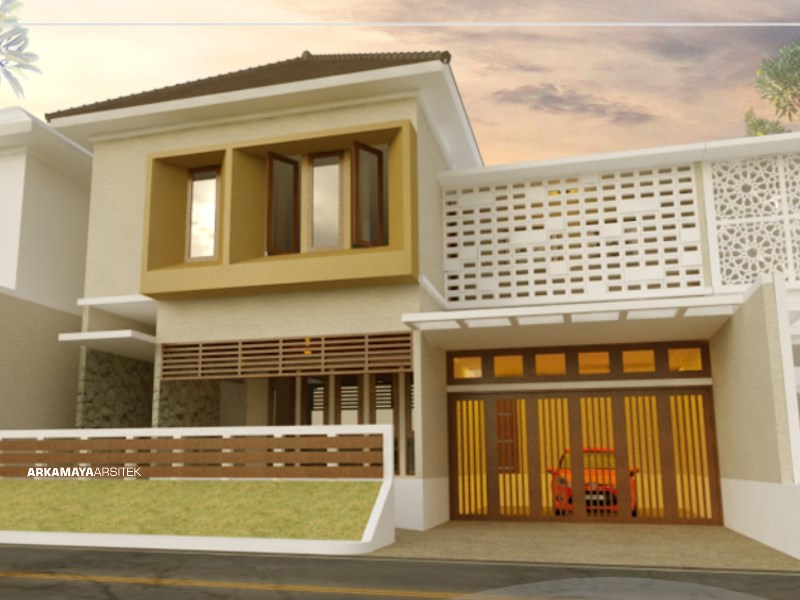 JASA ARSITEK TEGAL - Proyek Desain Rumah Tinggal Bertingkat 533m2 - Bpk. Mukmin Yaman TEGAL - Jasa Desain Bangun Rumah - Arkamaya Arsitek Kontraktor Jogja