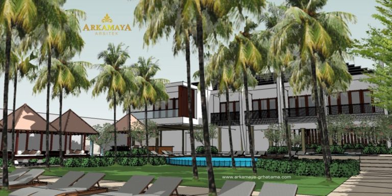 JASA ARSITEK LANDSCAPE BALI - Jasa Desain Bangun Rumah - Arkamaya Arsitek Kontraktor Jogja - Landscape Kubu Beach Lovina Hotel 4000+m2 - Tjendana Groups BALI