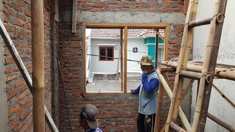 JASA RENOVASI RUMAH JOGJA - Jasa Desain Bangun Rumah - Arkamaya Arsitek Kontraktor Jogja - Renovasi Rumah Bertingkat 125m2 - Bpk. Tito SLEMAN 10