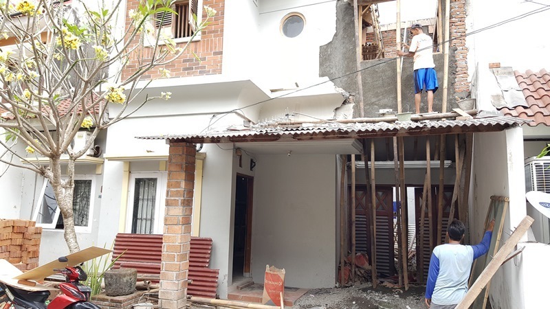 JASA RENOVASI RUMAH JOGJA - Jasa Desain Bangun Rumah - Arkamaya Arsitek Kontraktor Jogja - Renovasi Rumah Bertingkat 125m2 - Bpk. Tito SLEMAN 6